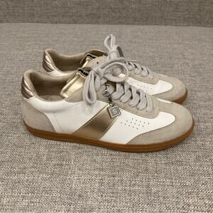 NEW Shu Shop Sydney Women’s Sneakers in Gold Brand New in Box Size 6.5